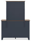 Landocken Queen Panel Headboard, Dresser, Mirror, Chest and Nightstand