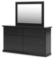 Maribel Queen Panel Bed, Dresser, Mirror and Nightstand