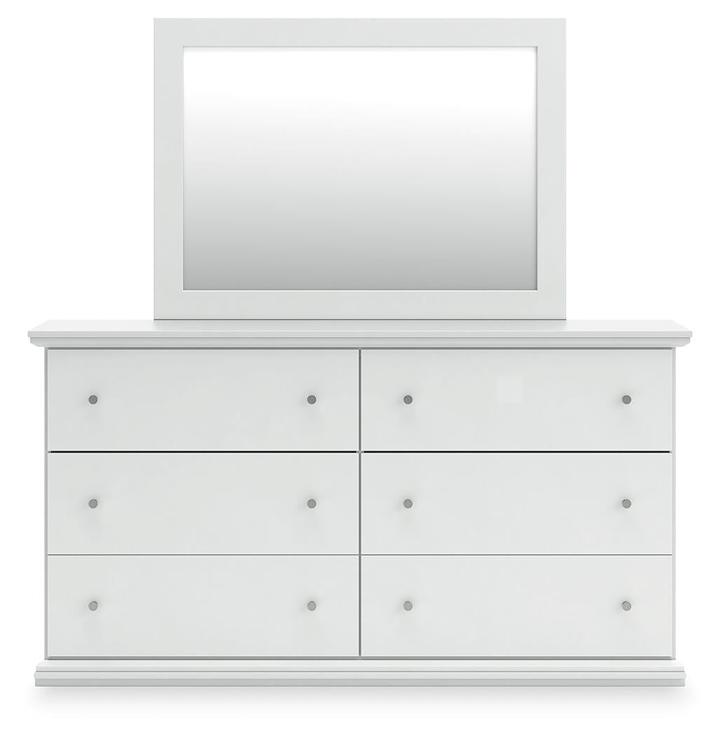 Bostwick Shoals Queen Panel Bed, Dresser, Mirror and Nightstand