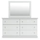Bostwick Shoals Queen Panel Bed, Dresser, Mirror and Nightstand