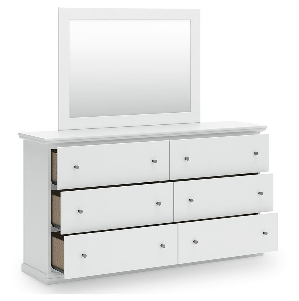 Bostwick Shoals Queen Panel Bed, Dresser, Mirror and Nightstand