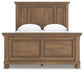 Vandenmore Queen Panel Bed with Mirrored Dresser, Chest and Nightstand