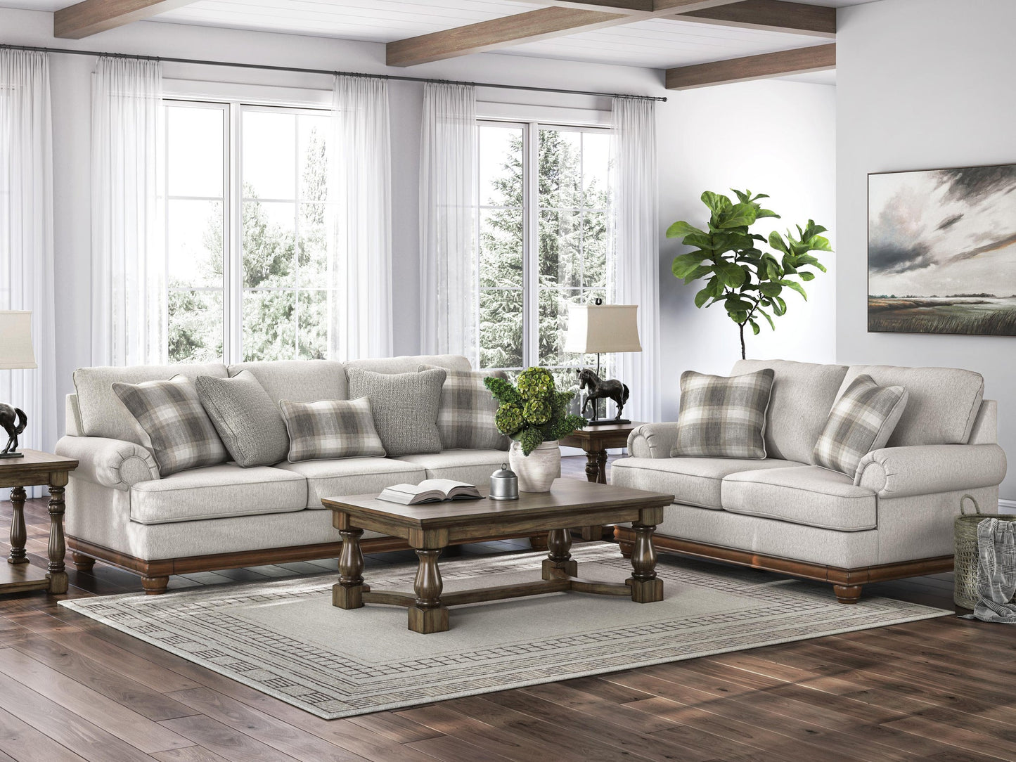 Clearbrooke Sofa and Loveseat