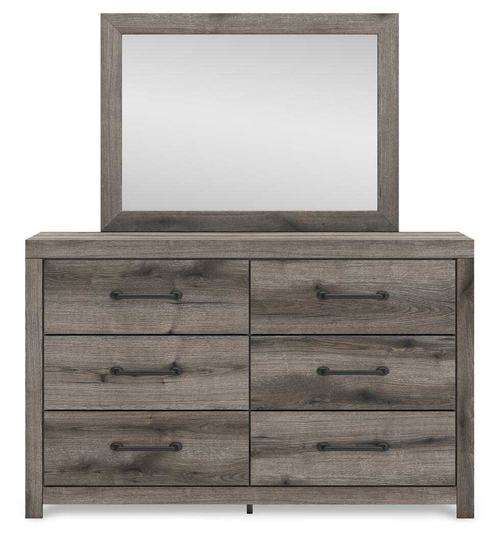 Urbanoore Queen Panel Bed, Dresser, Mirror, Chest and Nightstand