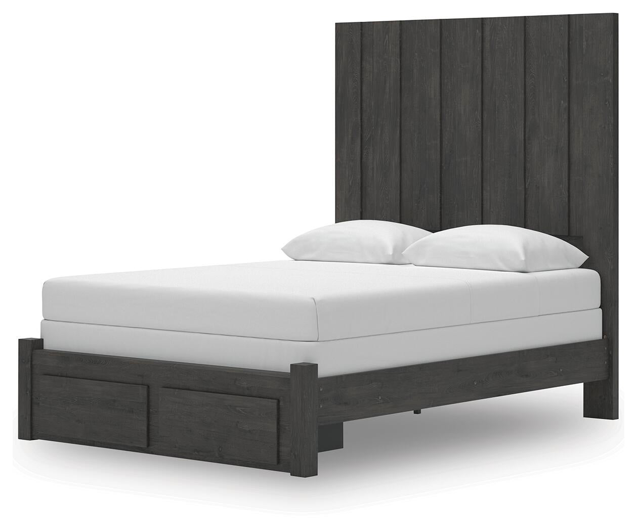 Parlayon Queen Panel Storage Bed, Dresser, Mirror, Chest and Nightstand