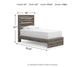 Urbanoore Twin Panel Bed, Dresser and Mirror