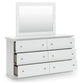Bostwick Shoals Full Panel Bed, Dresser and Mirror
