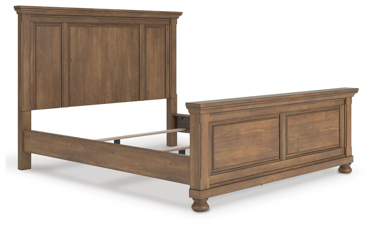Feddinger California King Panel Bed with Mirrored Dresser