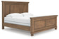 Vandenmore King Panel Bed with Mirrored Dresser and Nightstand