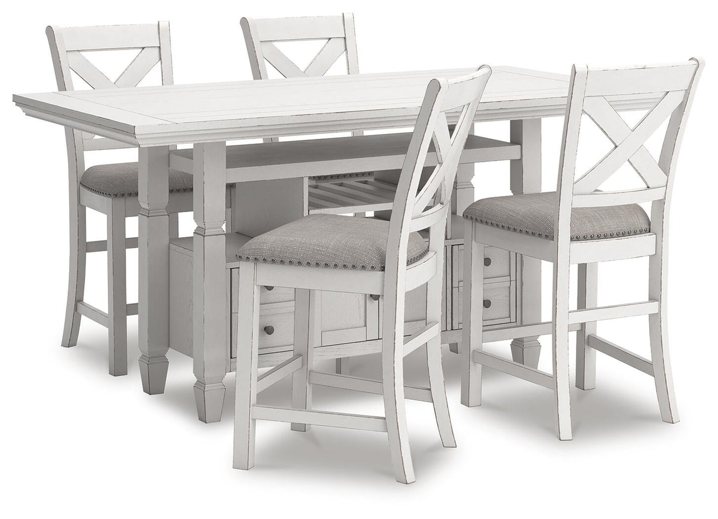 Robbinsdale Counter Height Dining Table and 4 Barstools