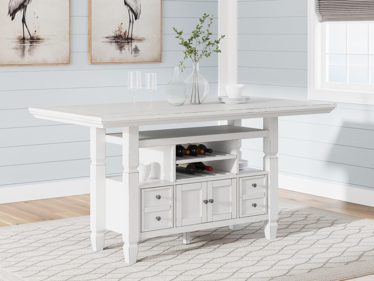 Robbinsdale Counter Height Dining Table and 4 Barstools