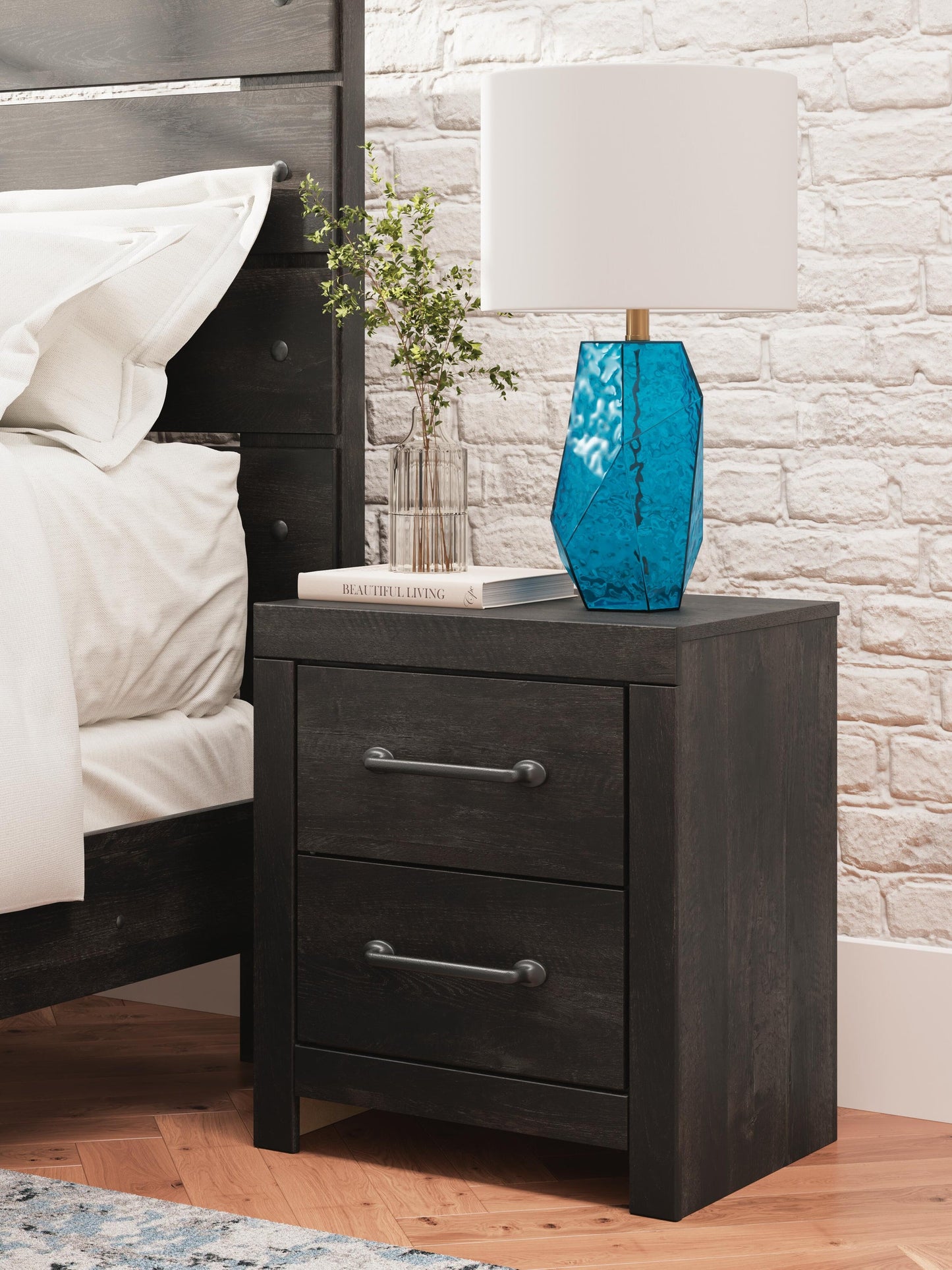 Hollivern Full Panel Bed, Dresser, Mirror, Chest and Nightstand