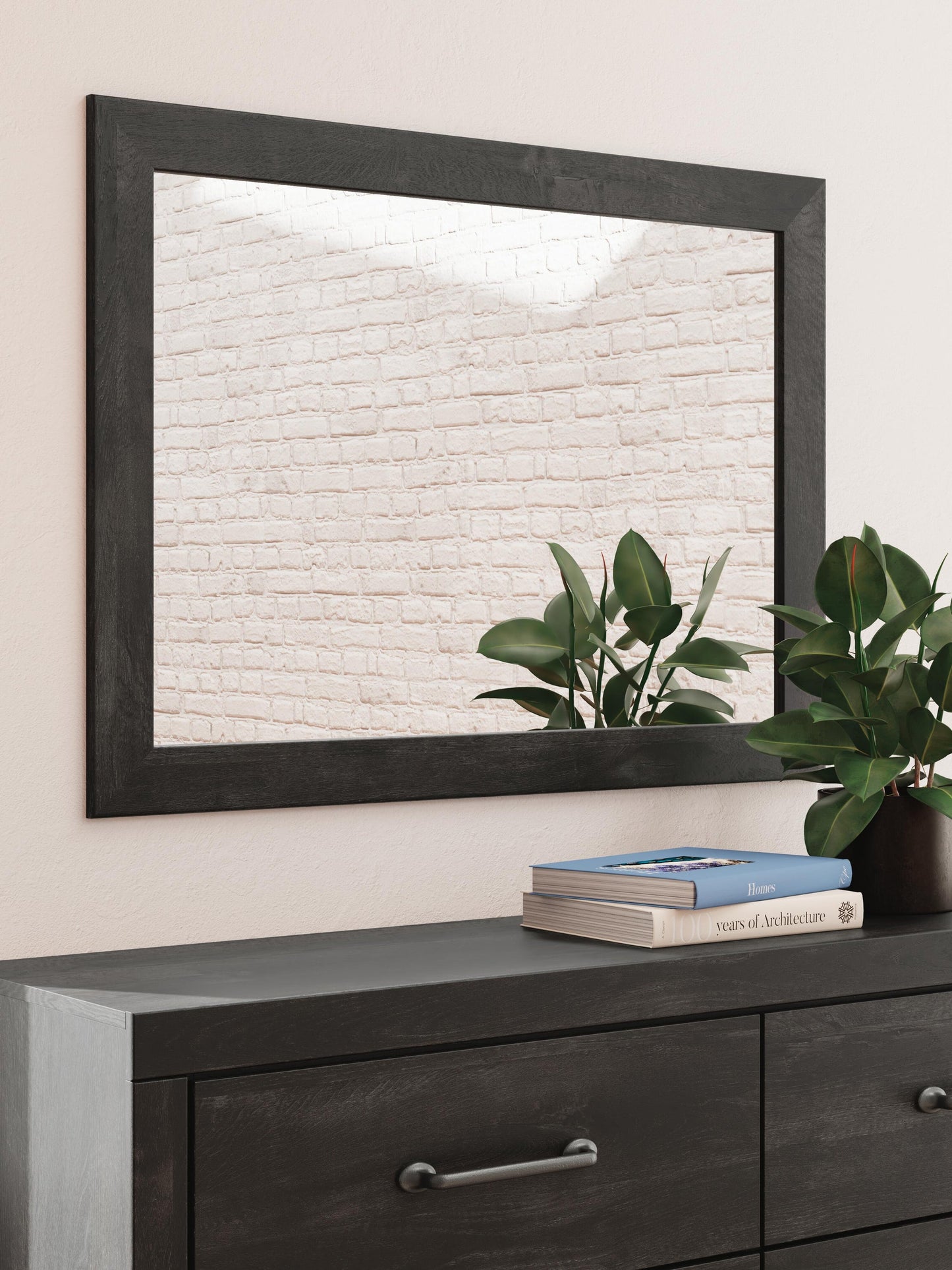 Delmorta Twin Panel Bed, Dresser and Mirror