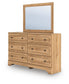 Galletyn Queen Panel Bed with Mirrored Dresser and Nightstand