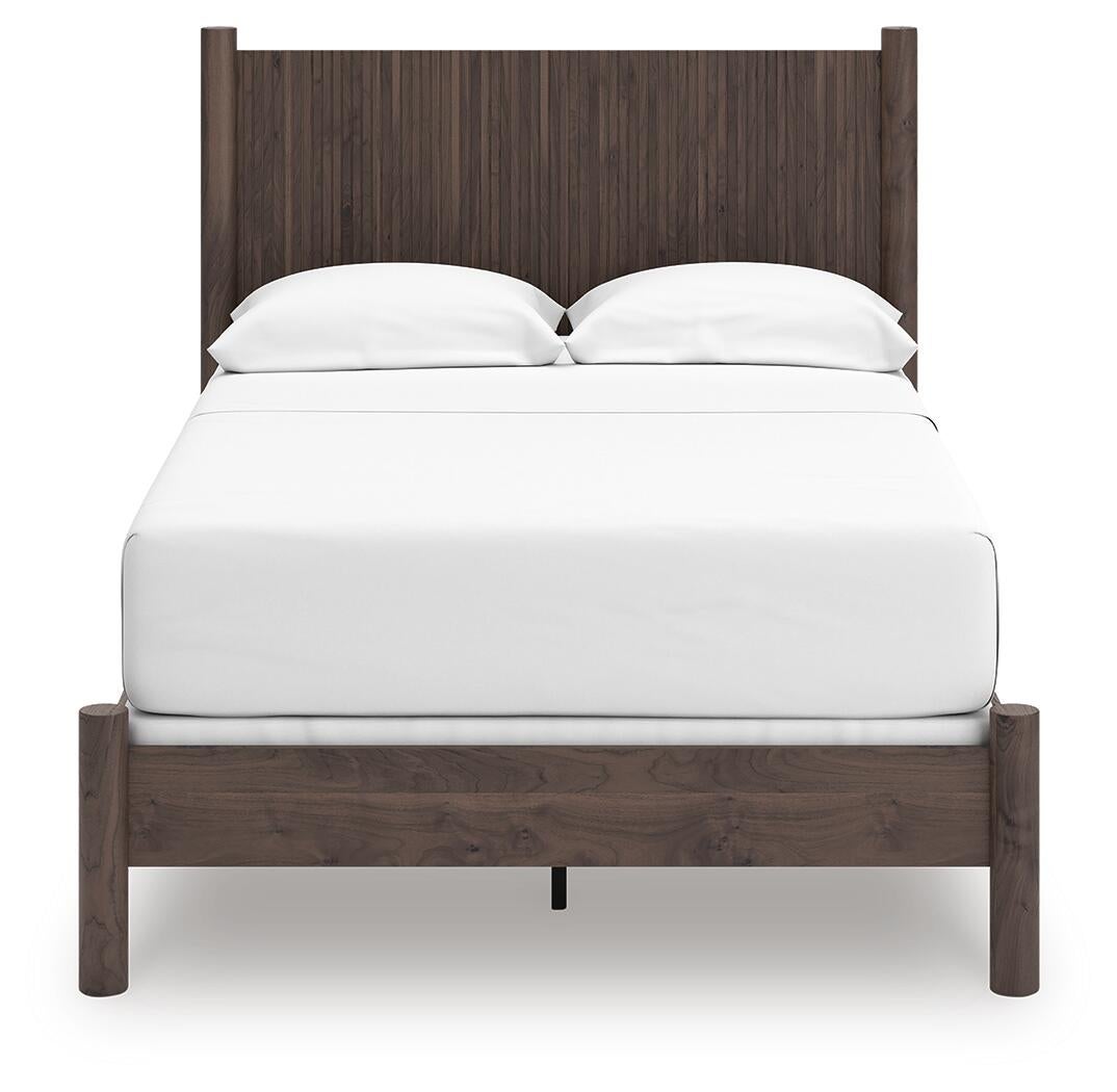 Pamytta Full Panel Bed, Dresser, Mirror, Chest and Nightstand