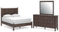 Pamytta Full Panel Bed, Dresser and Mirror
