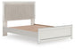 Birmonton Queen Upholstered Panel Platform Bed, Dresser, Mirror, Chest and Nightstand