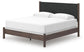 Pamytta King Upholstered Panel Bed, Dresser, Mirror and Nightstand