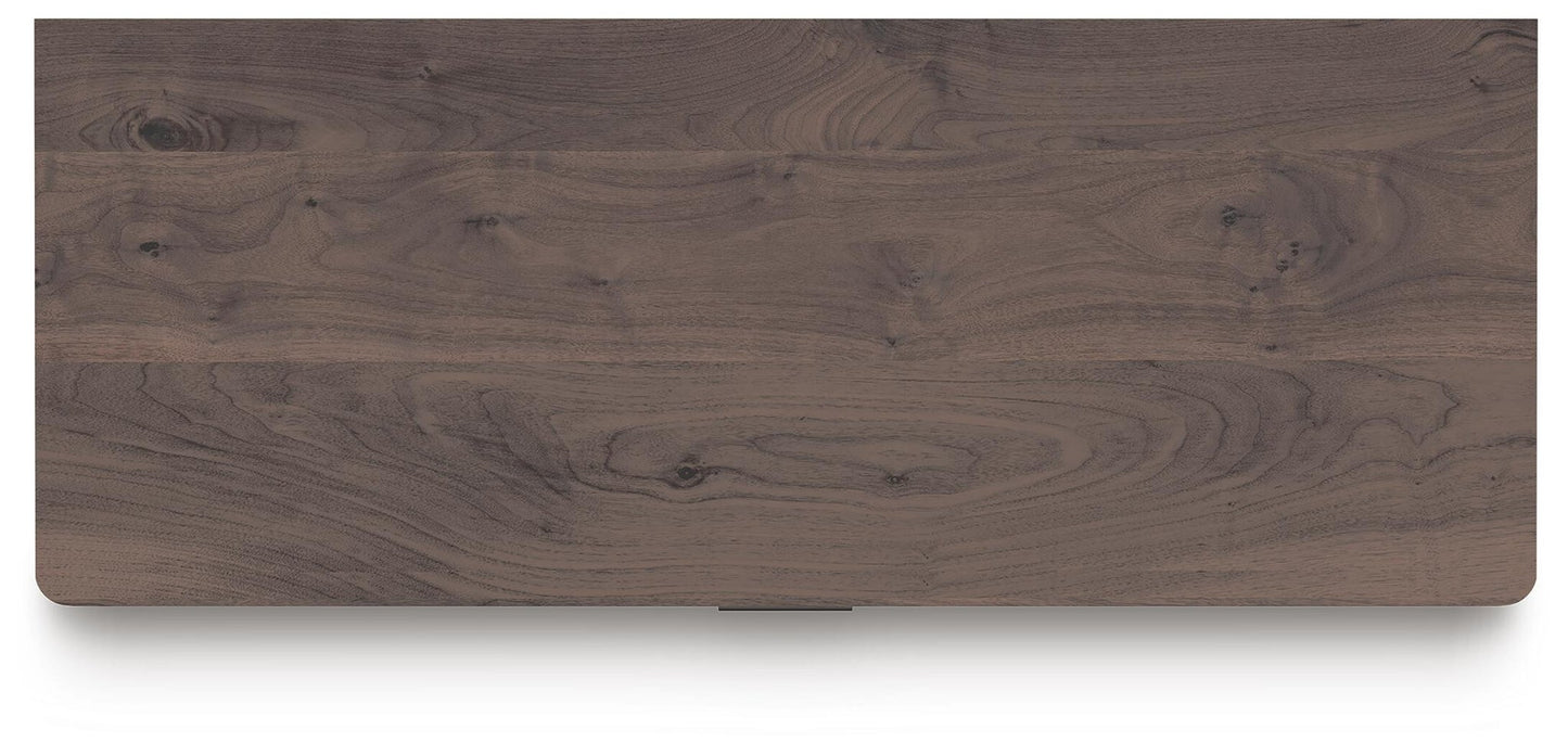Cadmori Queen Upholstered Panel Bed, Dresser, Mirror and Nightstand