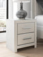 Birmonton King Upholstered Panel Bed, Dresser, Mirror and Nightstand