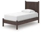 Pamytta Twin Panel Platform Bed, Dresser and Mirror