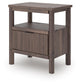 Cadmori Queen Panel Platform Bed, Dresser, Mirror and Nightstand