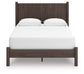Pamytta Queen Panel Platform Bed, Dresser and Mirror