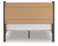 Pamytta Queen Panel Platform Bed, Dresser and Mirror