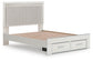 Zuraleus Queen Upholstered Panel Platform Storage Bed, Dresser, Mirror, Chest and Nightstand