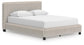 Birmonton Queen Upholstered Bed, Dresser and Mirror