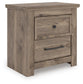 Keithland King Panel Bed with Mirrored Dresser and Nightstand