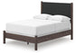 Pamytta Full Upholstered Panel Bed, Dresser, Mirror, Chest and Nightstand