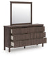 Cadmori Queen Panel Bed, Dresser, Mirror, Chest and Nightstand