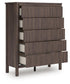 Cadmori Queen Panel Bed, Dresser, Mirror, Chest and Nightstand