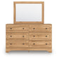 Galletyn Full Panel Bed with Mirrored Dresser