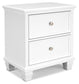 Fortman King Panel Storage Bed with Mirrored Dresser and Nightstand