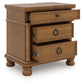 Rowlenstown Queen Poster Bed with Mirrored Dresser and Nightstand