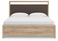 Kinlanni King Upholstered Platform Bed, Dresser, Mirror and Nightstand