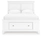 Fortman Full Panel Storage Bed, Dresser, Mirror and Nightstand