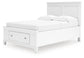 Fortman Full Panel Storage Bed, Dresser, Mirror and Nightstand