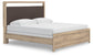 Hollymount King Upholstered Panel Bed, Dresser and Mirror