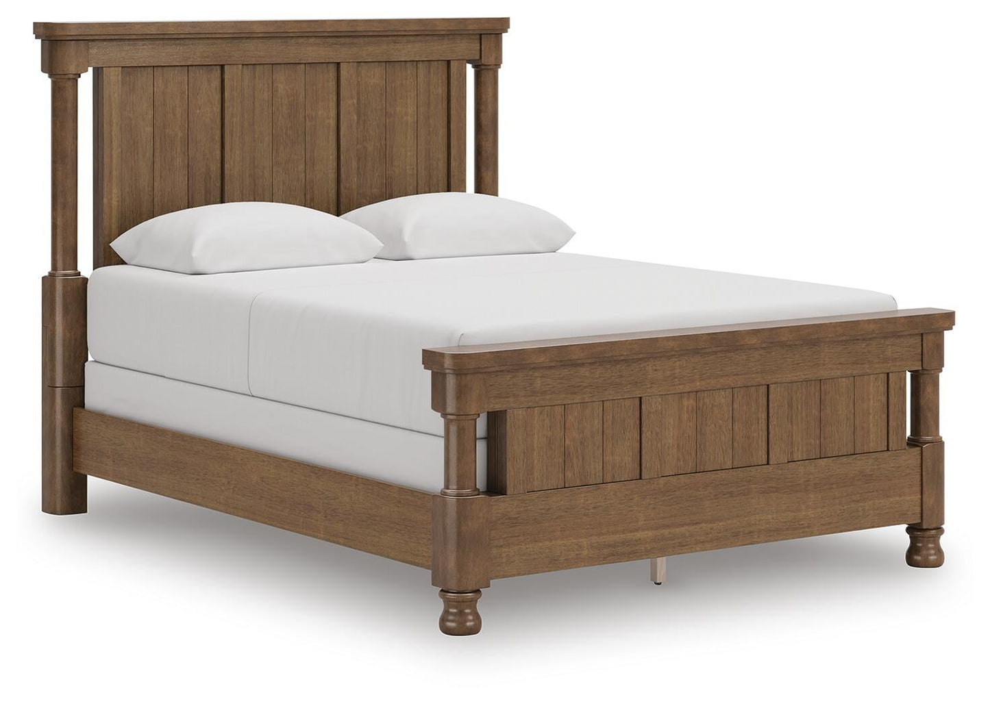 Chadworth Queen Poster Bed with Mirrored Dresser