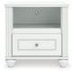 Maylilly Twin Upholstered Panel Storage Bed, Dresser, Mirror and Nightstand