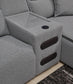 Modmax II 7-Piece Power Reclining Sectional with Chaise and Audio Console
