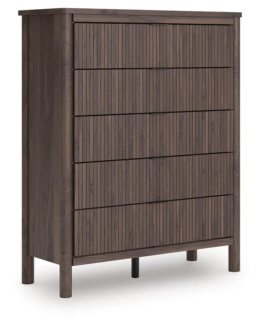 Cadmori Twin Panel Bed, Dresser, Mirror, Chest and Nightstand